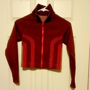 Fabletics crop zip-up